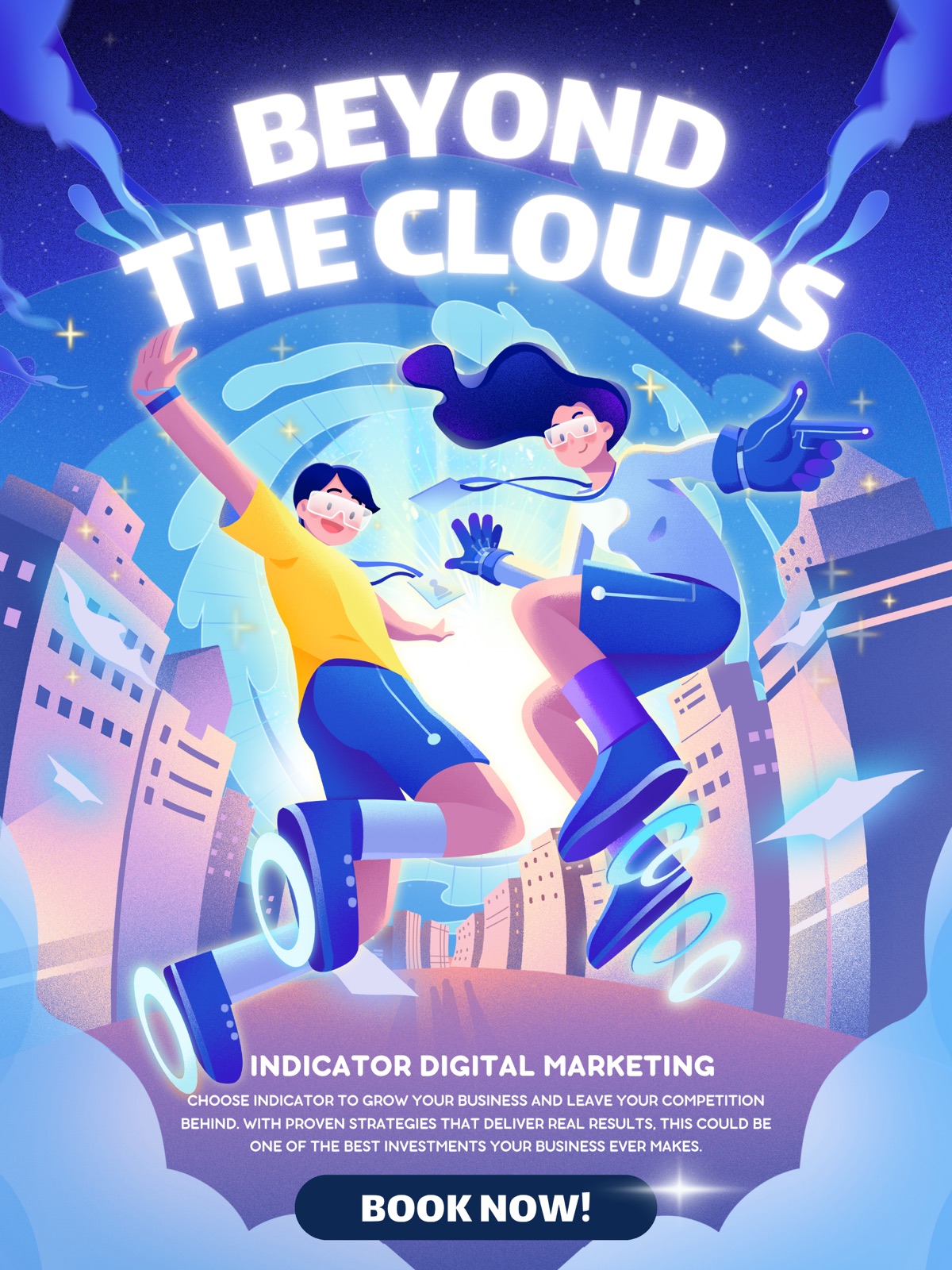 Indicator Digital Marketing Brand Flyer