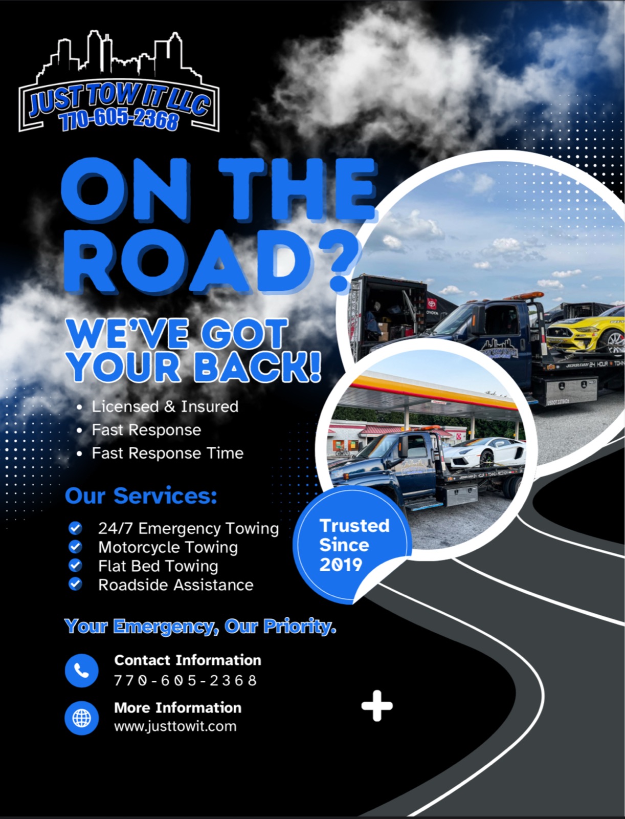 Just Tow It LLC Flyer